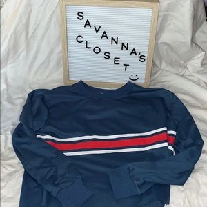 Long sleeve crop top